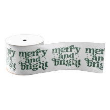Natal Verde e Branco Alegre e Brilhante Festa