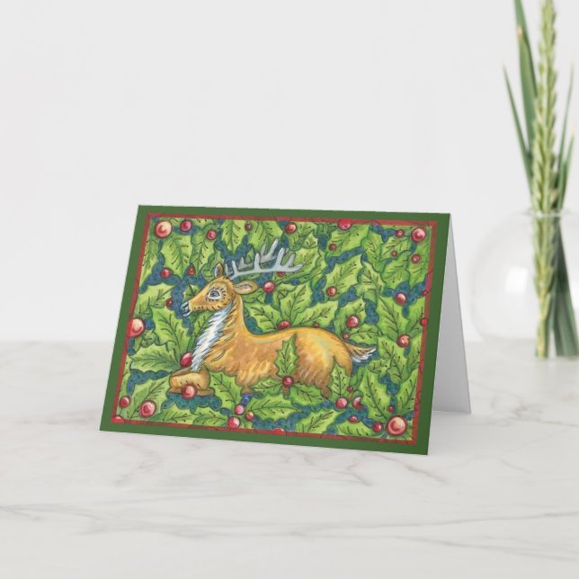 Natal Vintage, Cartões Fáceis de Personalizar (Frente)