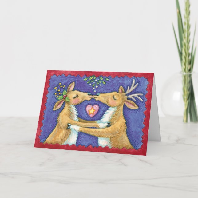 Natal Vintage, Cartões Fáceis de Personalizar (Frente)