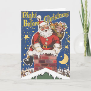 Natal Vintage, Cartões Fáceis de Personalizar