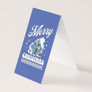 Natal Yeti Divertido Humor de Férias
