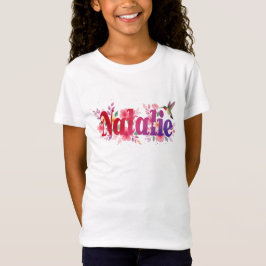 Natalie - Camisa Personalizada - Para Crianças