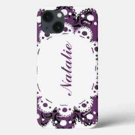 Natalie Elegant Damask Victorian Phone