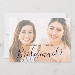 Natasha Calliographic Foto Proposta de Bridesmaid