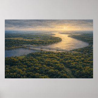 Natchez no Rio | Poster do Rio Mississippi