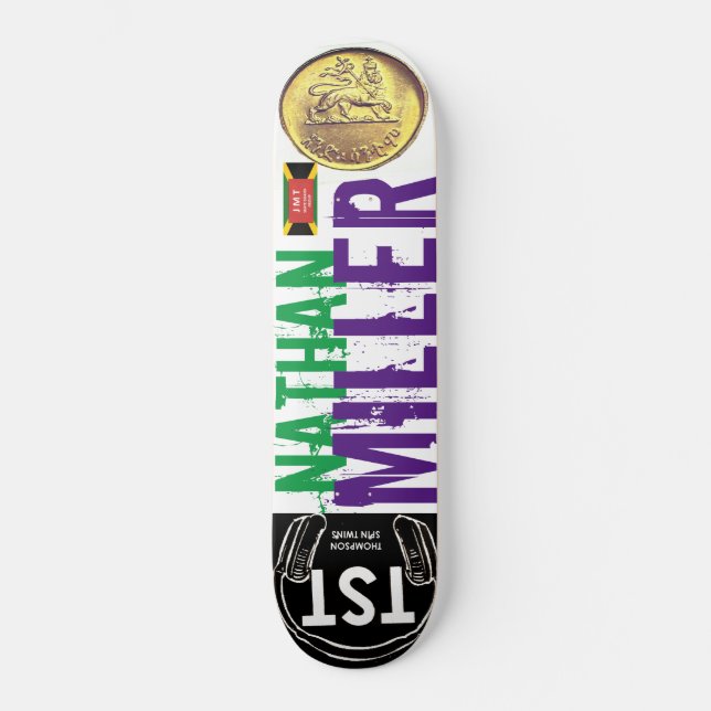 NATHAN E MILLER Skateboard (Frente)