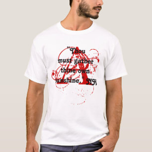 Nathaniel Hawthorne ventila um t-shirt do DESIGN