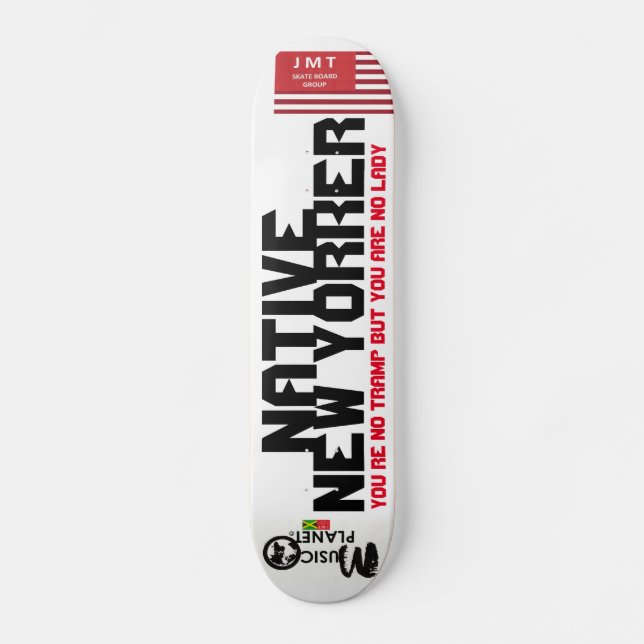 NATIVA DE NOVA YORK Skateboard (Frente)