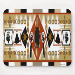 Native American Bear Clan Mousepad