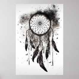 Native American Dreamcatcher Art Impressão Poster