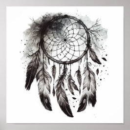 Native American Dreamcatcher Art Impressão Poster