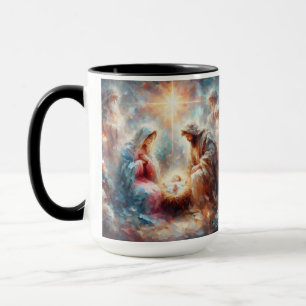 Natividade Cena de Natal Manger Xícara de Café