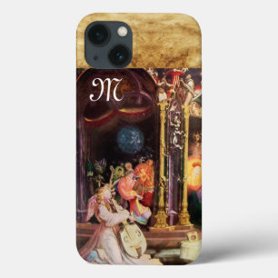 NATIVIDADE COM ANJOS - MÁGICA DO monograma de NATA