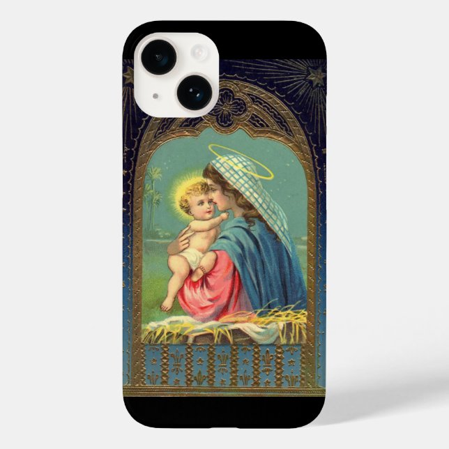 Natividade Maria segurando o Menino Jesus  (Verso)