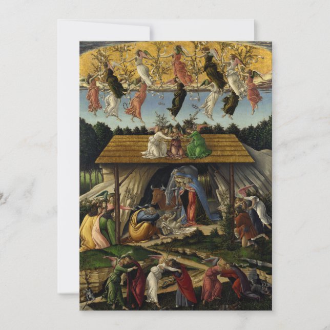 Natividade Mística por Sandro Botticelli (Frente)