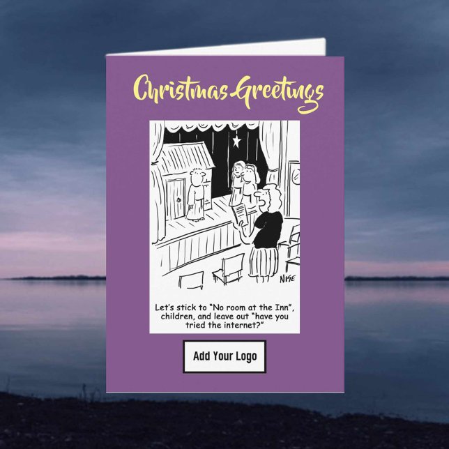 Natividade Toca Cartoon. Cartão de Natal da Empres (Criador carregado)