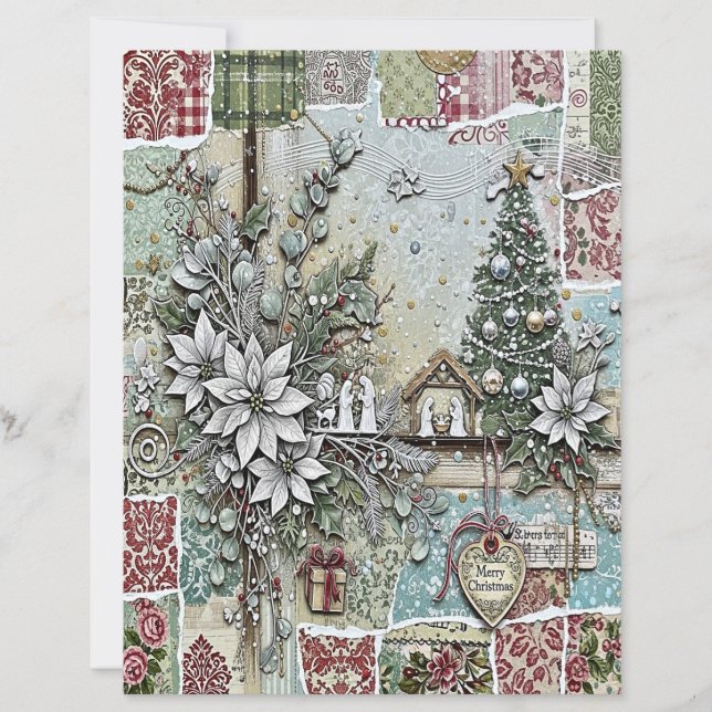 Nativity Christmas craft paper (Frente)