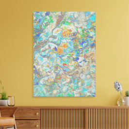 Nature Fantasy - Arte Abstrato de Canvas Vintage