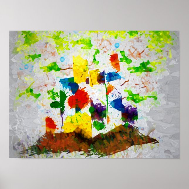 "Nature Fantasy - Árvore da Vida" Poster (Frente)