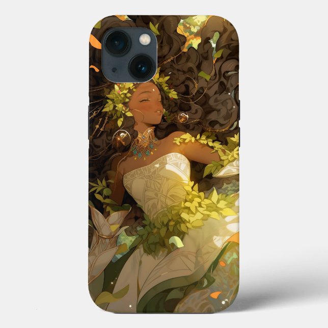 Nature Goddese African American Fantasy Art (Verso)