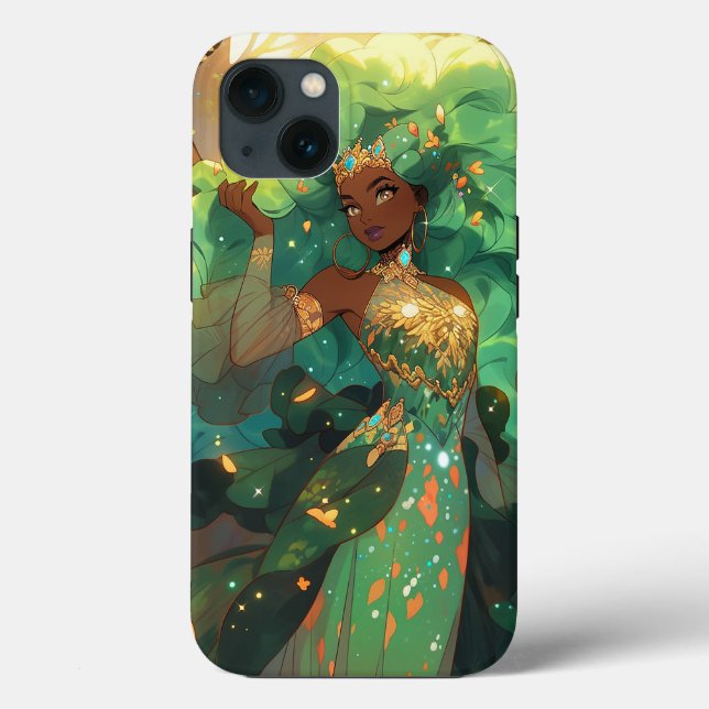 Nature Goddese African American Fantasy Art (Verso)