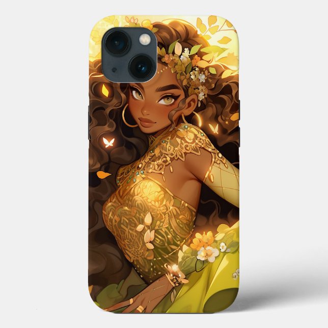 Nature Goddese African American Fantasy Art (Verso)