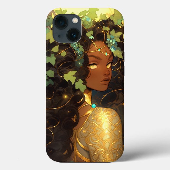 Nature Goddese African American Fantasy Art (Verso)
