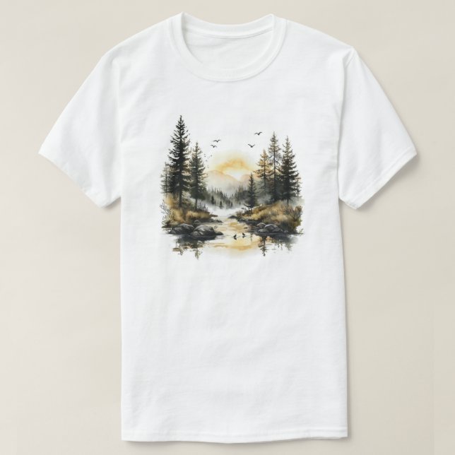 Nature Is Calling T-Shirt (Frente do Design)