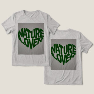 Nature Lover Cinza Verde Camisa