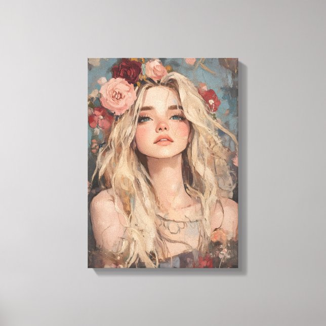 Nature Scenery Wall Art Canvas Peaceful Home Decor (Frente)