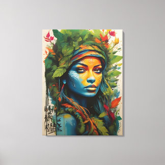 Nature Warrior Canvas Art
