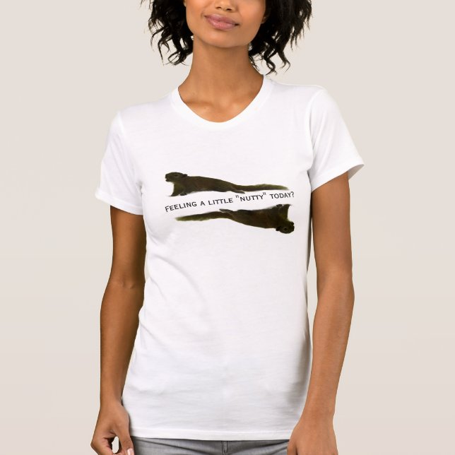 Naturecore Aesthetic Wildlife Squirrel Art T-Shirt (Frente)