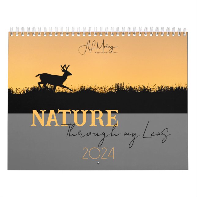Natureza 2024 através do meu Calendário da Lente (Capa)