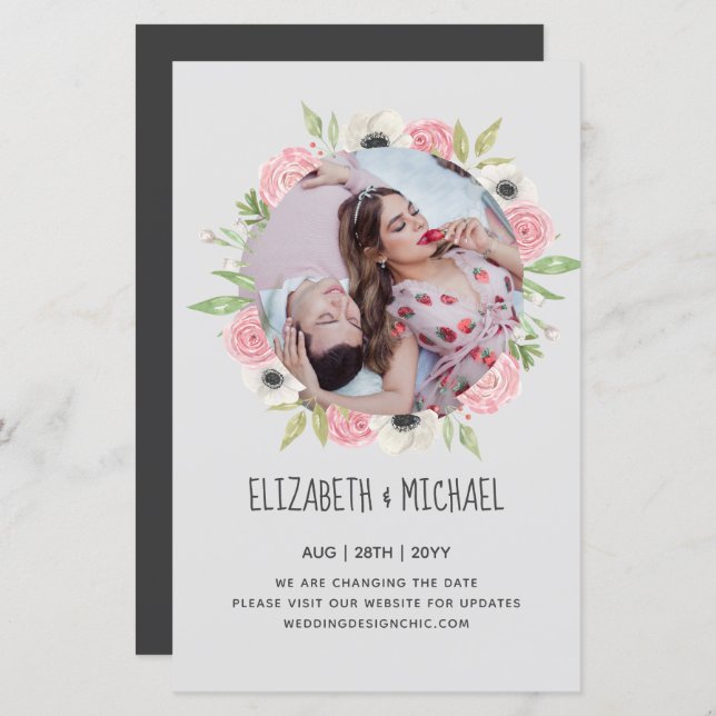 Natureza Almoça Casamento Verde Russo Boho (Frente/Verso)