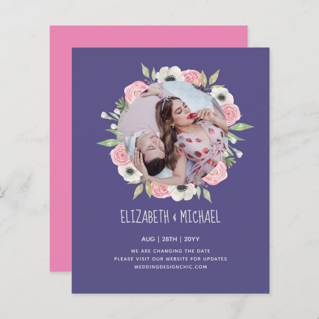 Natureza Almoça Casamento Verde Russo Boho (Frente/Verso)