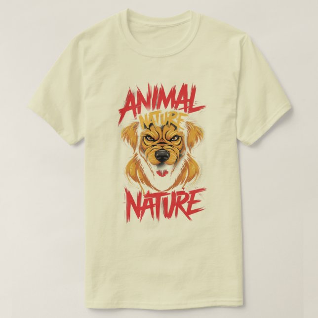 natureza animada de camisa (Frente do Design)