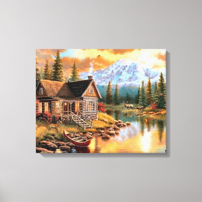 Natureza Cênica - Arte de Canvas Doméstica (Frente)