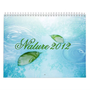 Natureza, Céu Água e Folhas Calendário 2012