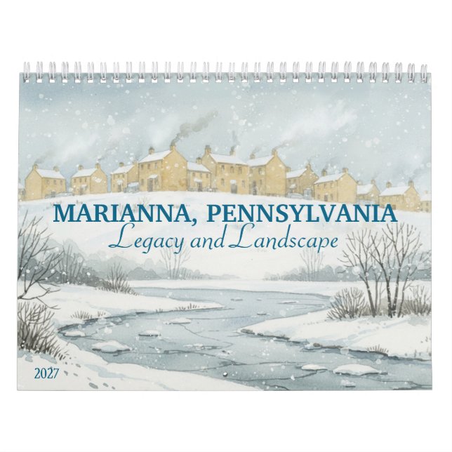 Natureza e Legado: Calendário Marianna 2027 (Capa)