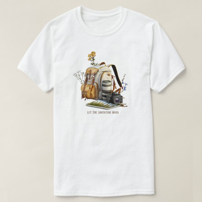 Natureza Fotografia T-Shirt (Frente do Design)