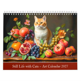 Natureza Morta com Gatos – Calendário de Arte 2027