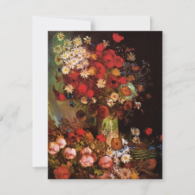 Natureza-morta Flores em um Vaso por Vincent van G (Frente)