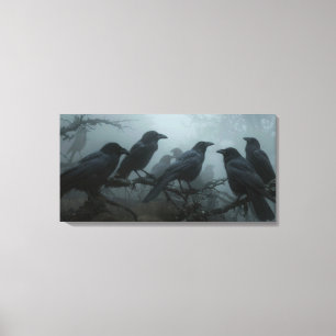 Natureza Selvagem - Arte de Muro de Canvas Crow-Ra