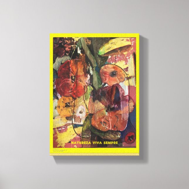 NATUREZA VIVA - Impressão em Tela (Frente)