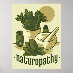 Naturopatia Poster do estilo de vida