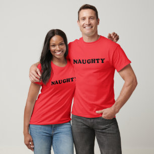 Naughay Holiday Novelty T-Shirt