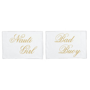 Nauti Rapariga Má Compre Seu Dourado Script Náutic