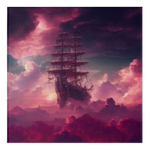Náutica de Pirata Náutica das Nuvens Rosa