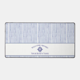 Nautical Striped Monogram Boating Name Design