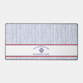 Nautical Striped Monogram Boating Name Design